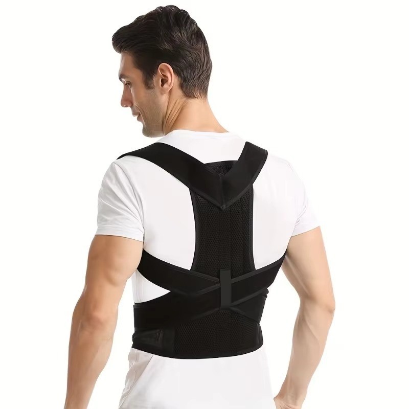 Adjustable Posture Corrector Low Back Support- Shoulder Brace Men- Women