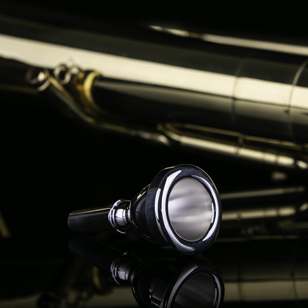 Standard Tuba Mouthpiece Silver Plated Fits Size 22