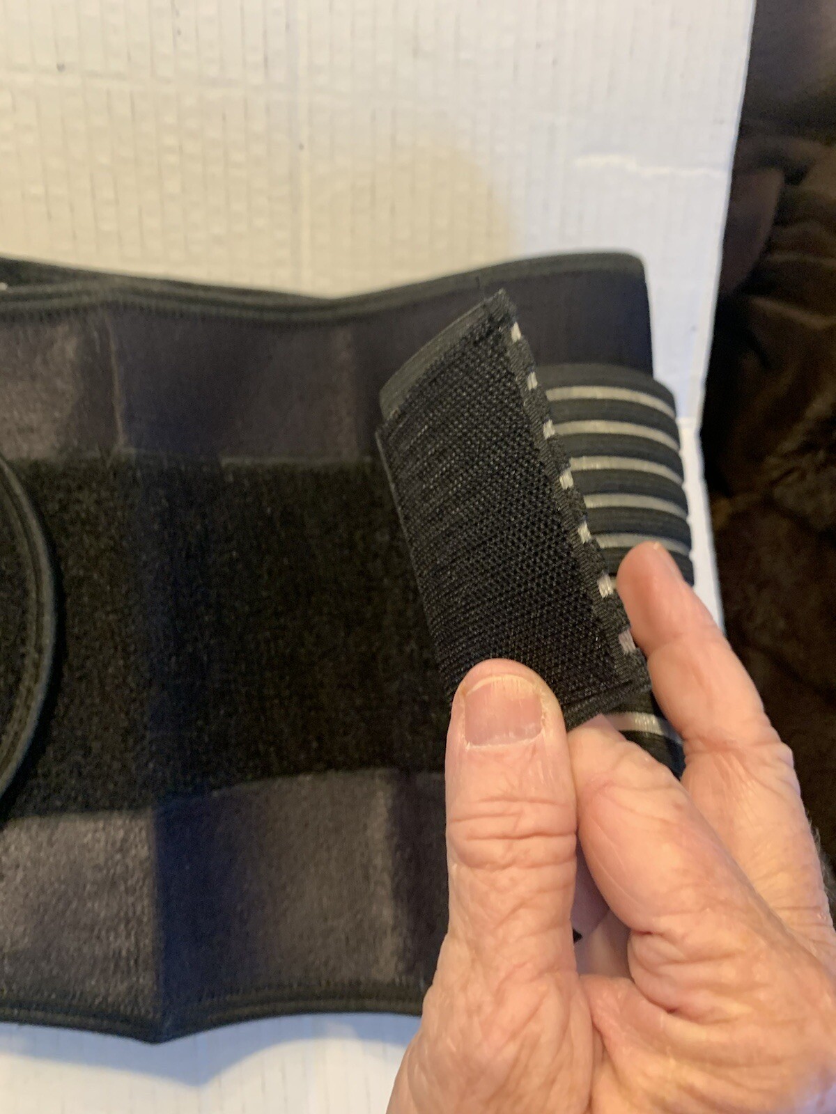 NeoTech Care Neoprene Back Brace Double Compression Adjustable Black XXXLarge