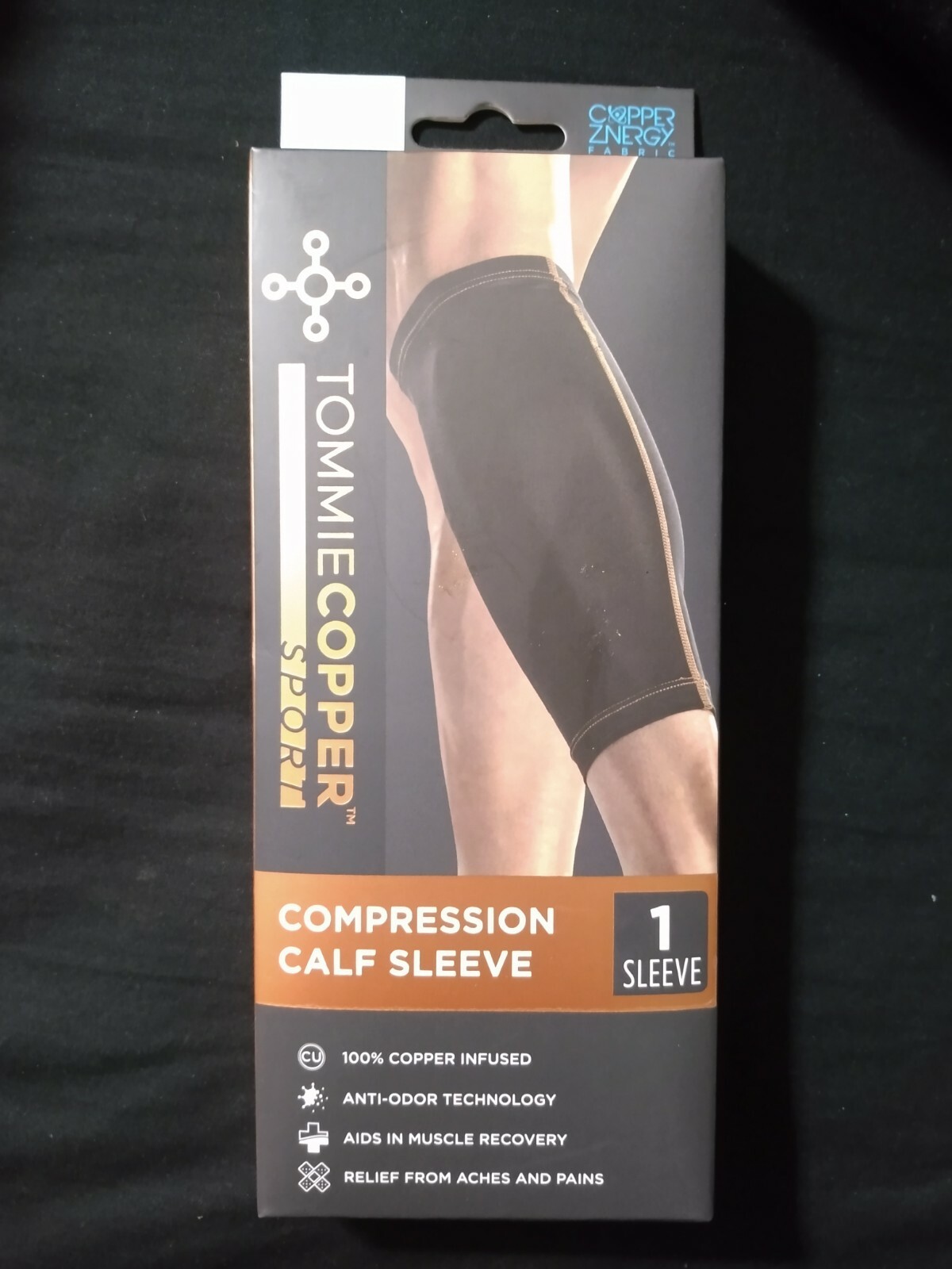 Men & Women Tommie Copper Sport Compression CALF Sleeve Pain Relief.One size S/M