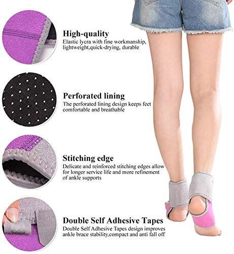 Ankle Brace Support Kids Breathable Adjustable Compression Foot Sleeve Wrap