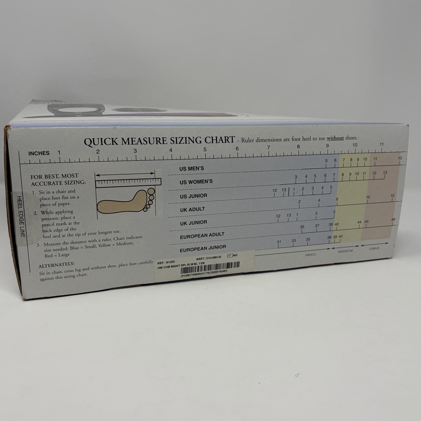 Healwell Cub Plantar Fasciitis Night Splint M, Right / Women 6-11 ½ / men 7-11½