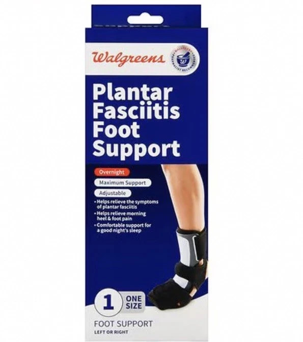 Walgreens PLANTAR FASCIITIS Foot Support Overnight MAXIMUM SUPPORT Adjustable
