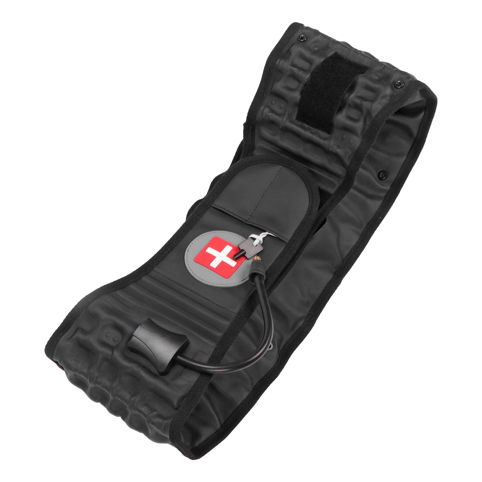 Black Lumbar Traction Belt Inflatable Improve Pain Back Decompression Belt WT