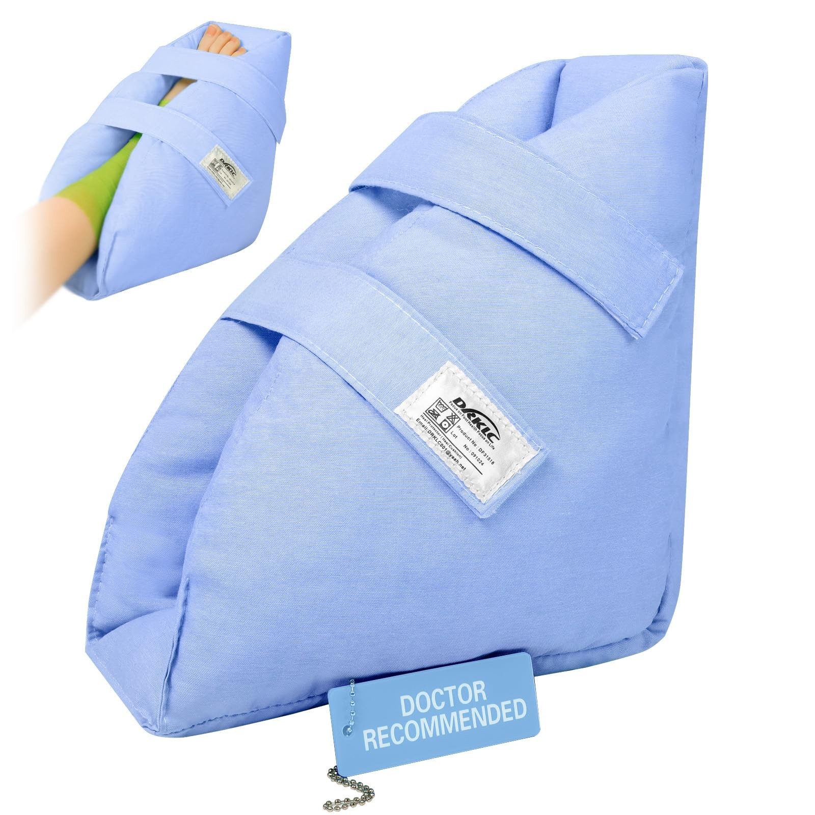 Adjustable Heel Protector Cushion Boot for Pressure Sores, Ankle Support Pillow