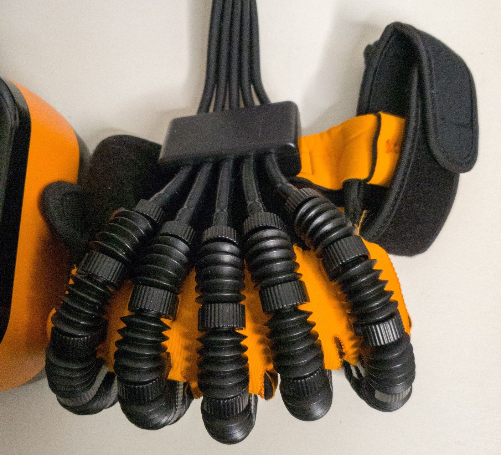 Hand Rehabilitation Robot Glove (LEFT, XL) Upgraded Training Finger Strengthener