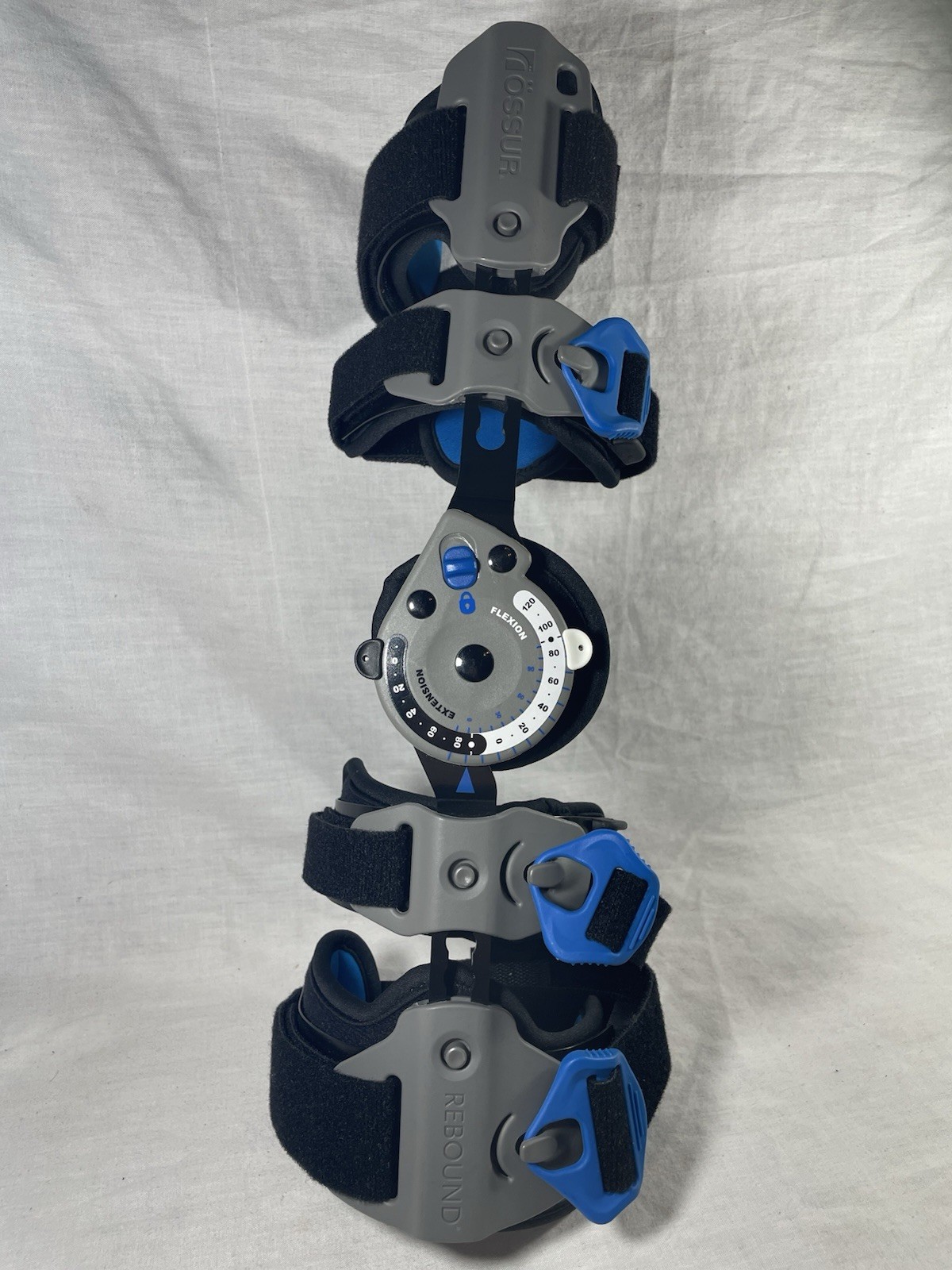 Össur Rebound Adjustable Arm Stabilization Brace Size 3 Gray Black Blue