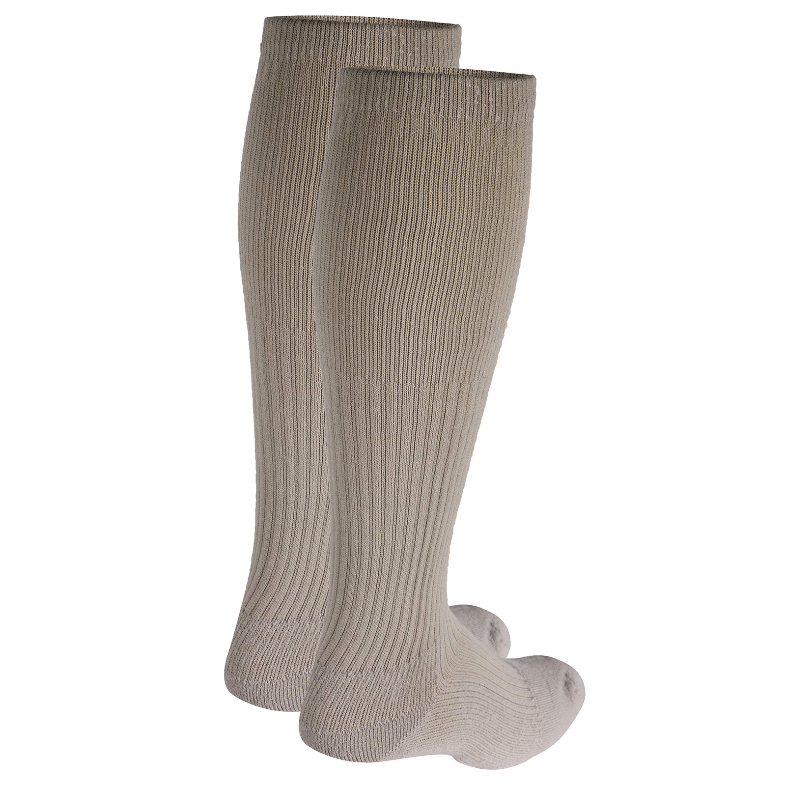 Compression Socks 15-20 mmHg Support for Men Padded Cushion Foot Knee High Cl…