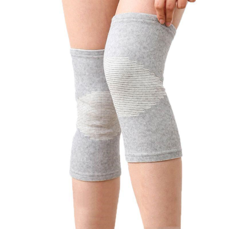 1Pair Knee Support Bamboo Compression Sleeve Arthritis Pain Relief Joint Support