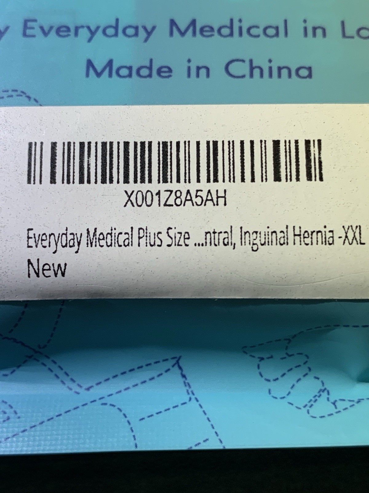 Everyday Medical Orthopedics Plus Size XXL Hernia Support Belt NIB