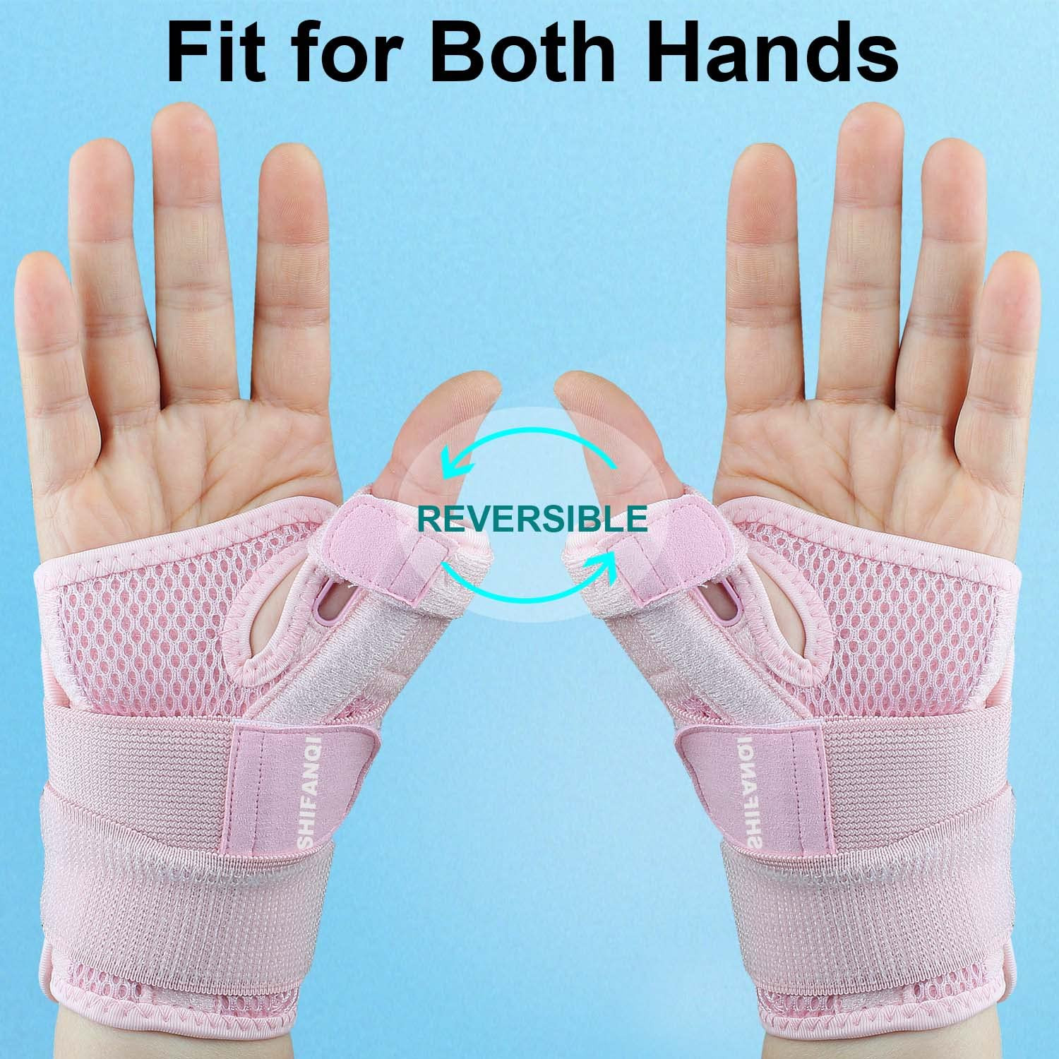 Trigger Thumb Splint for Left Right Hand,Thumb Spica Support Brace Wrist Stab…