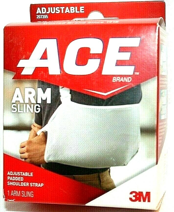 3M Ace Adjustable Arm Sling Grey/White #207395