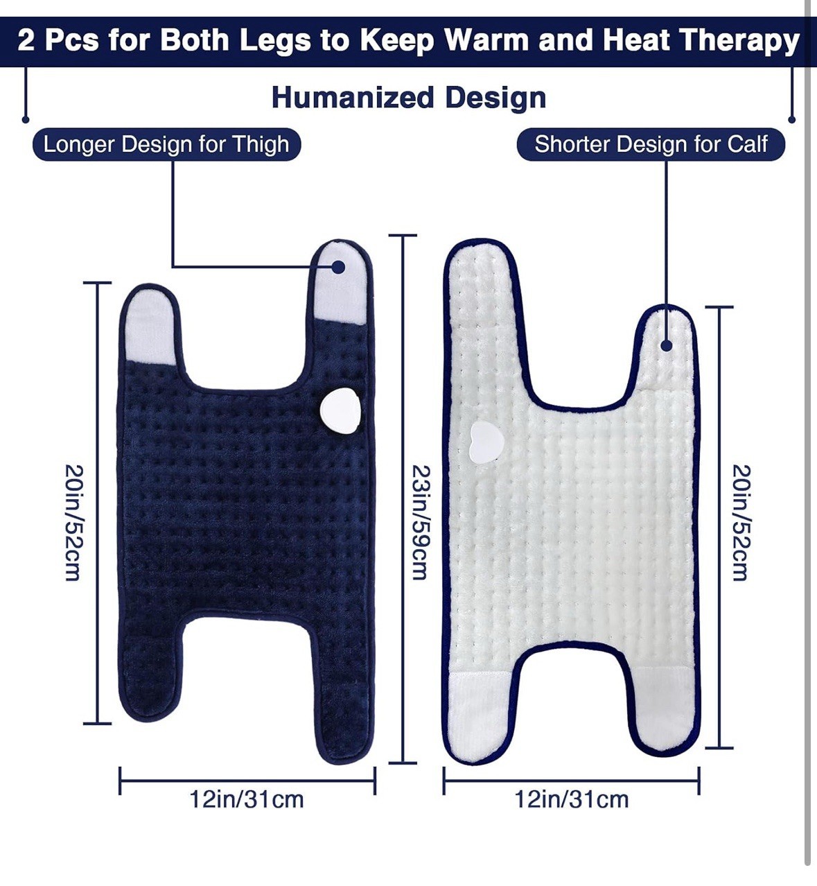Electric Heated Knee Pad Brace Arthritis Pain Relief Warm Therapy Leg Wrap Belt