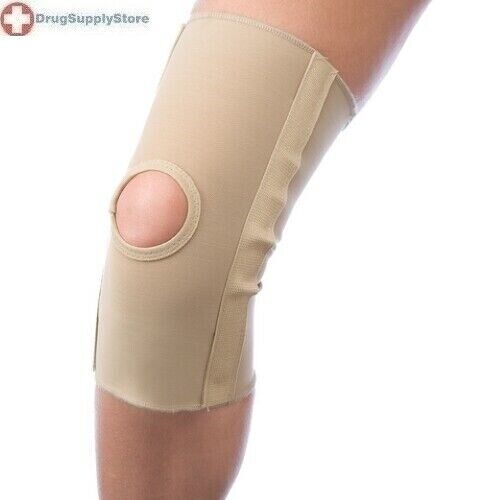 MIL Body Sport Slip On Knee Compression Sleeve With Open Patella, S, Measure 6″