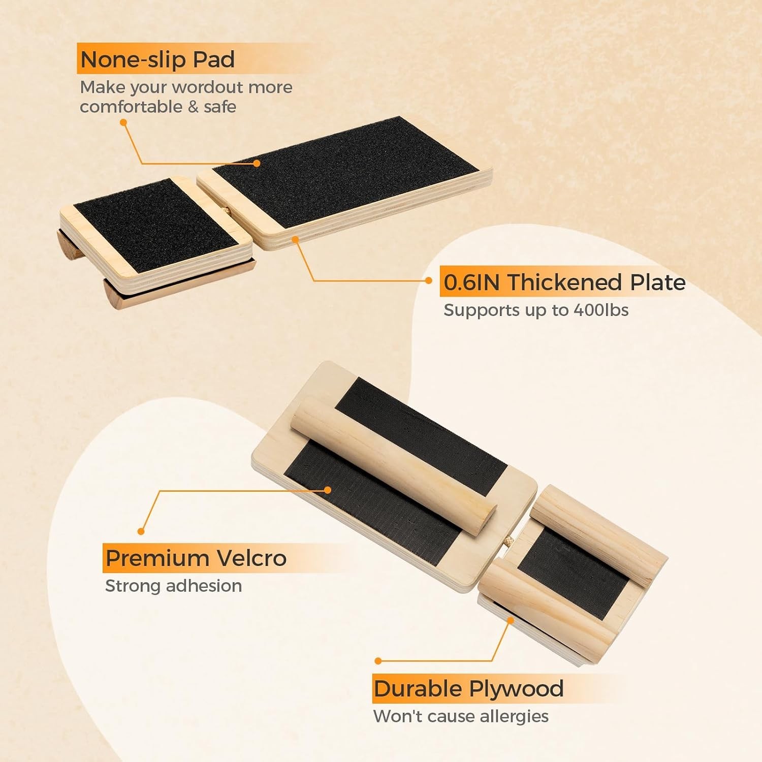 Ultimate Balance Training Board – 80+ Exercises for Foot Health & Stability