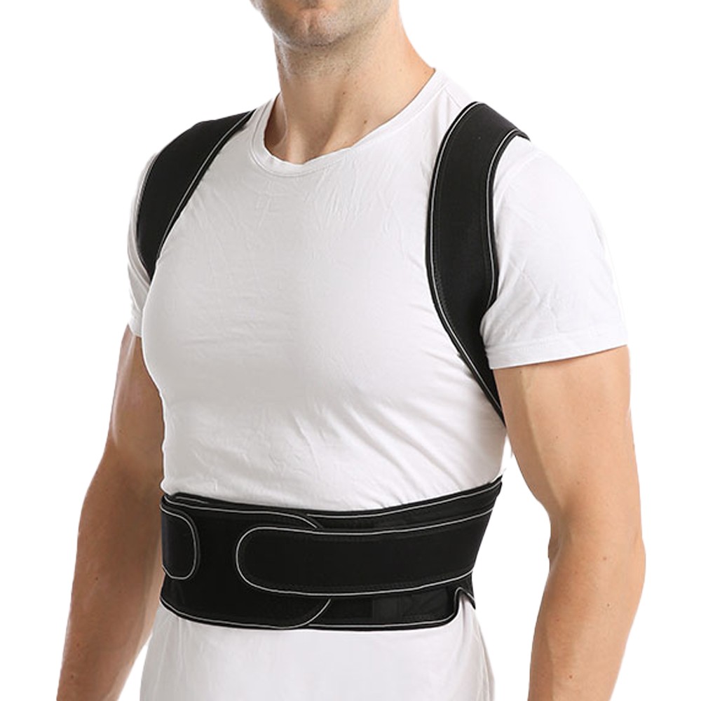 Adjustable Posture Corrector Low Back Support Shoulder Brace Belt for Men/Women
