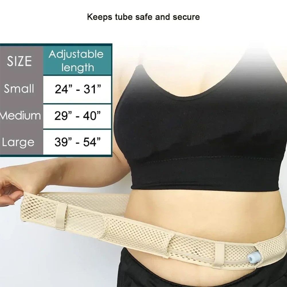 Peritoneal Dialysis Belt Mesh Breathable Catheter Care Adjustable Protection