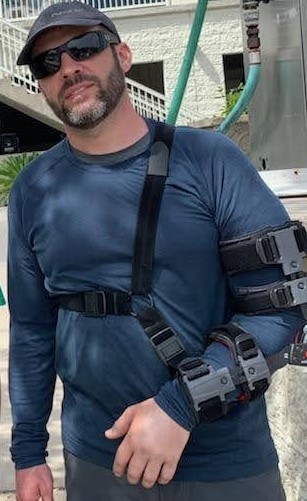 Don-Joy X Act ROM Elbow-Left Arm Brace Adjustable