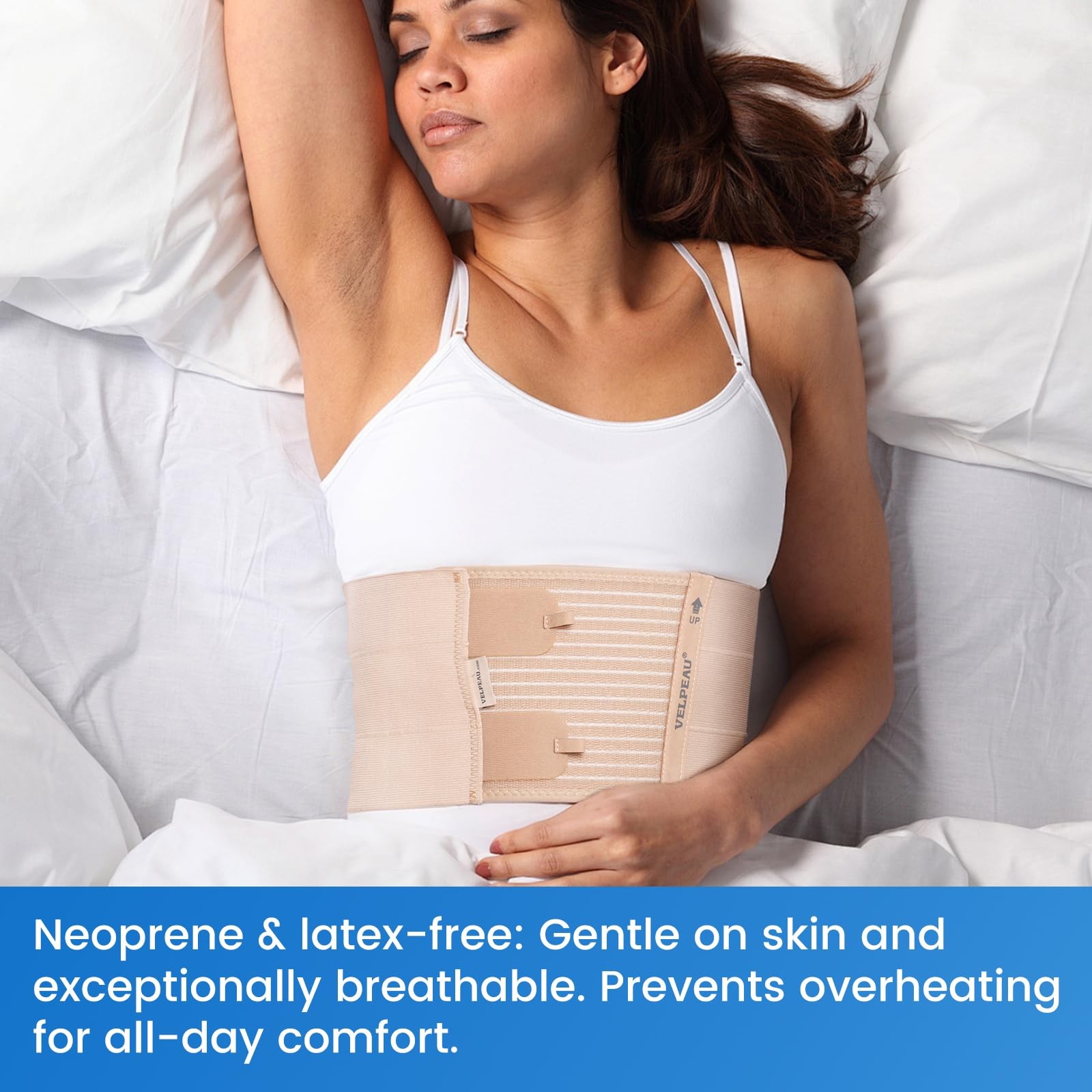 Broken Rib Brace Compression Chest Binder Belt Costochondritis Relief