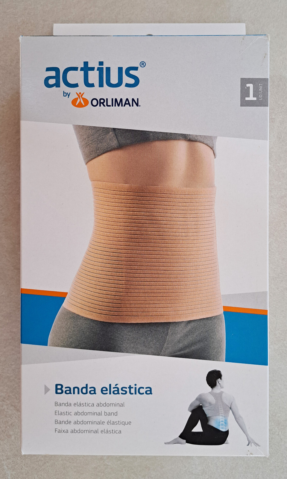 Abdominal band – Elastic – actius by Orliman