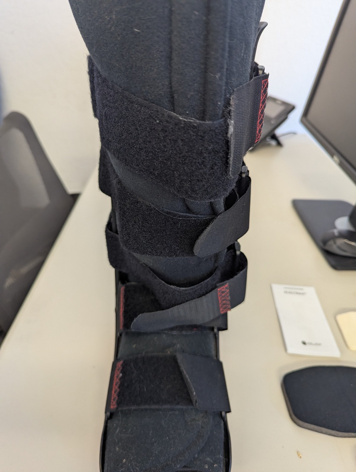 ProCare XcelTrax Walking Boot Medium 79-95495 & BraceAbility Shoulder Brace