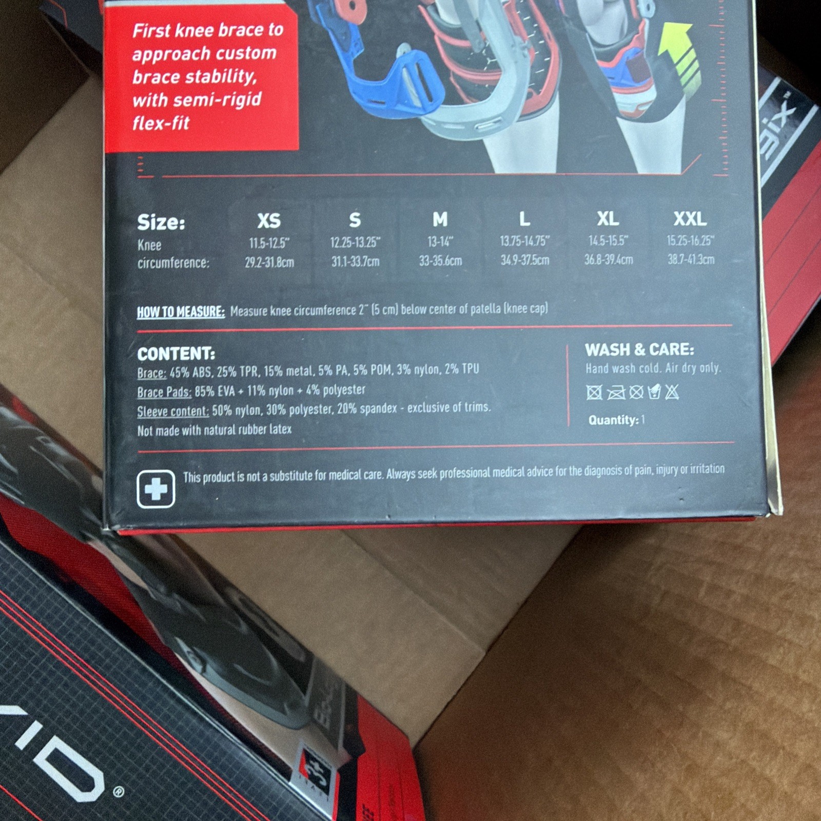 McDavid elite 4200 bio logix knee brace level 3+ size small left 12.25-13.25