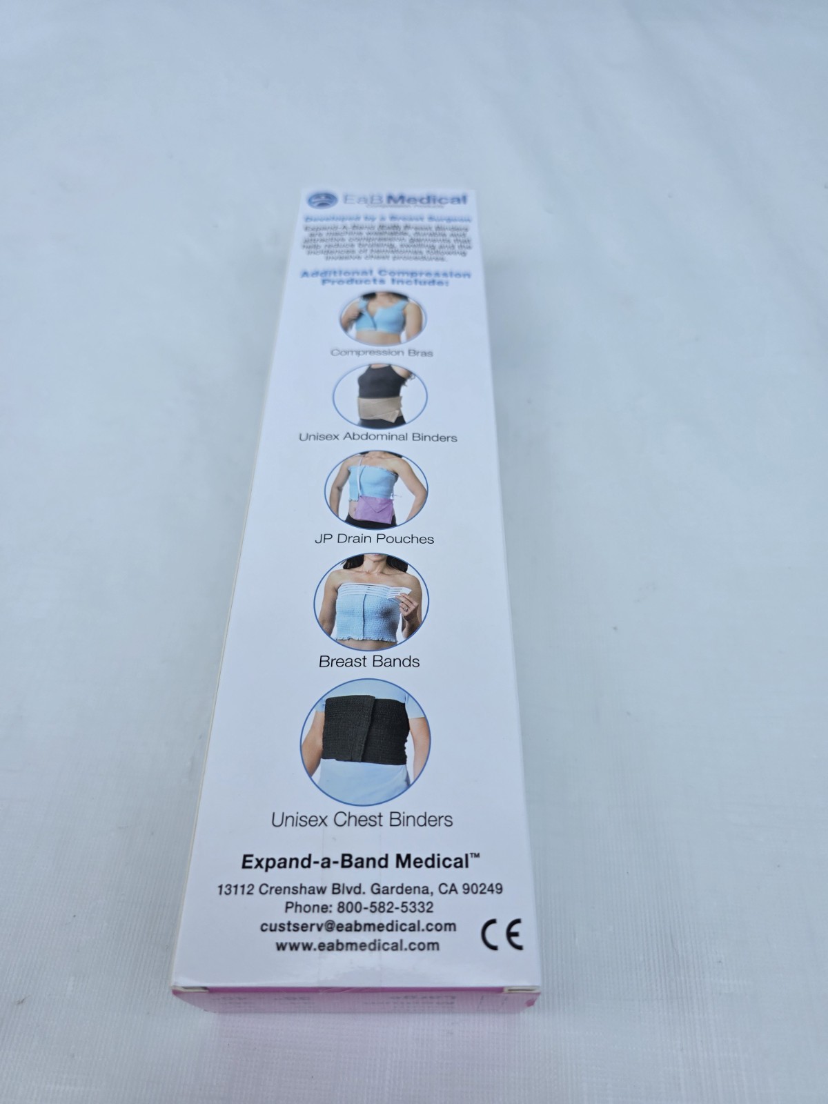 Expand-A-Band Medical Lined Breast Binder Petite Lined Lavender Color
