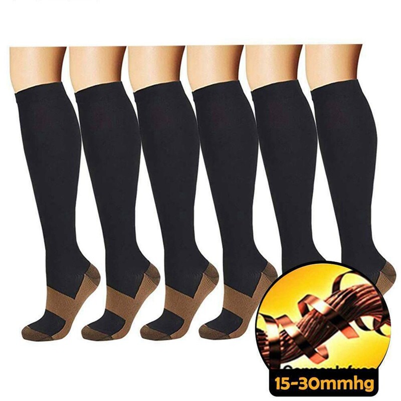 Mens Compression Socks Winter Warm Athletic Sport Thick Boot Socks for Hiking US