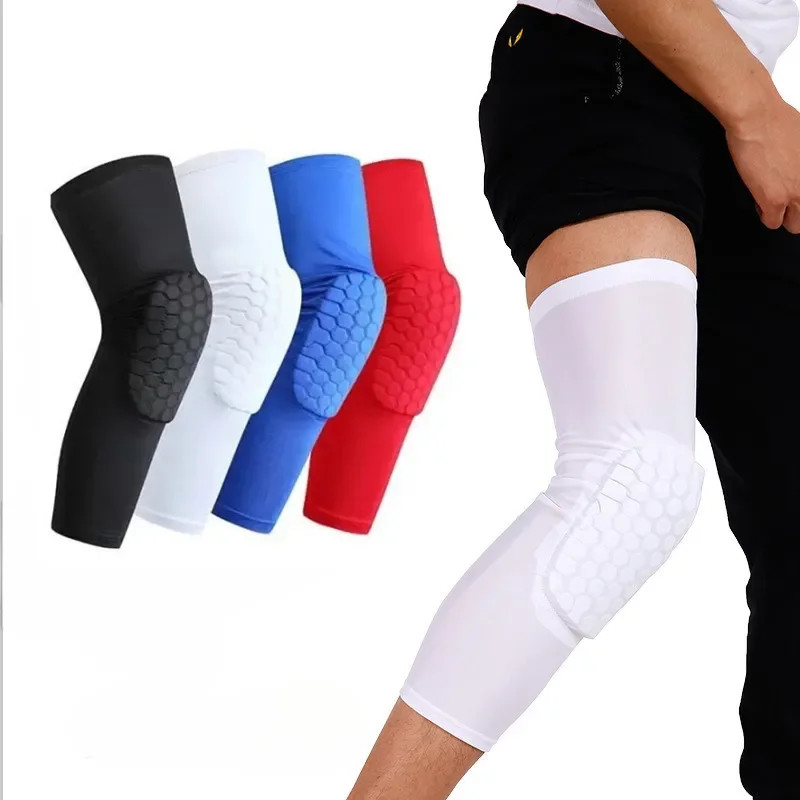 1PC Sports Knee Support Compression Brace, Adjustable Knee Pad for Volleyball, B