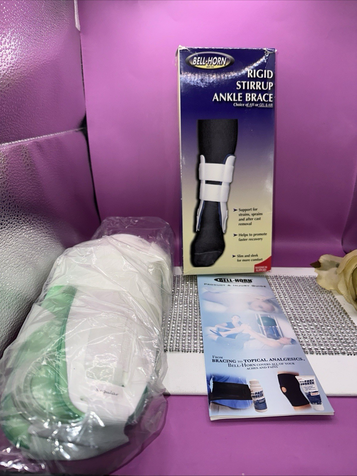 NEW Bell-Horn Rigid Stirrup Ankle Brace, Regular