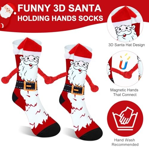 Funny 3D Animal Socks for Men Women Teens Boys – Secret Santa Men-sd-santa-a