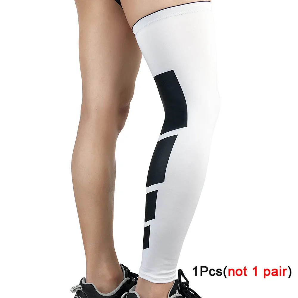 1PCS Super Elastic Basketball Leg Warmers Calf Thigh Compression Sleeves