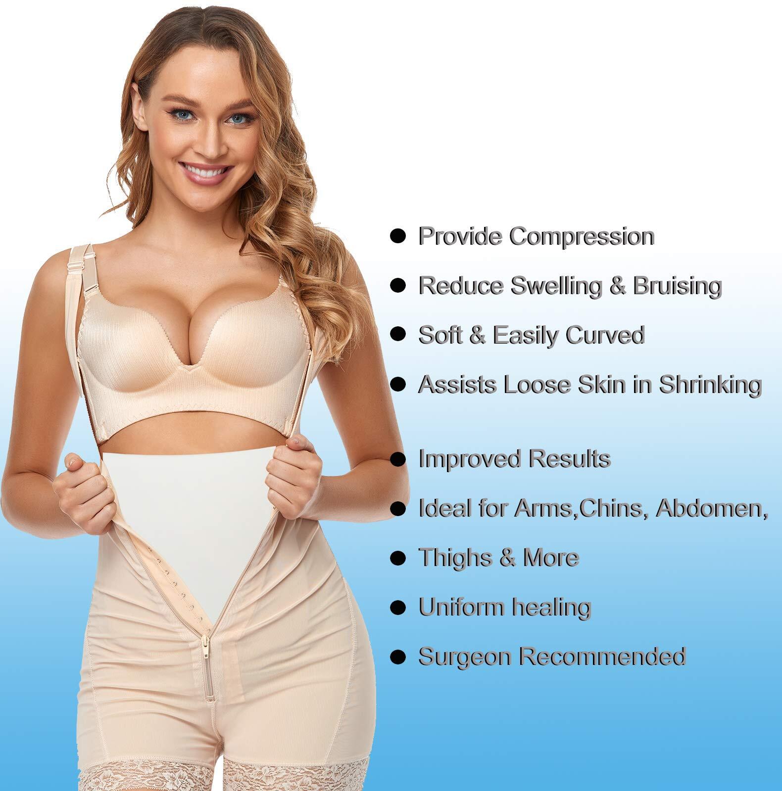 3 Pack Lipo Foam – Post Surgery Ab Board for Use with Post Liposuction Surger…