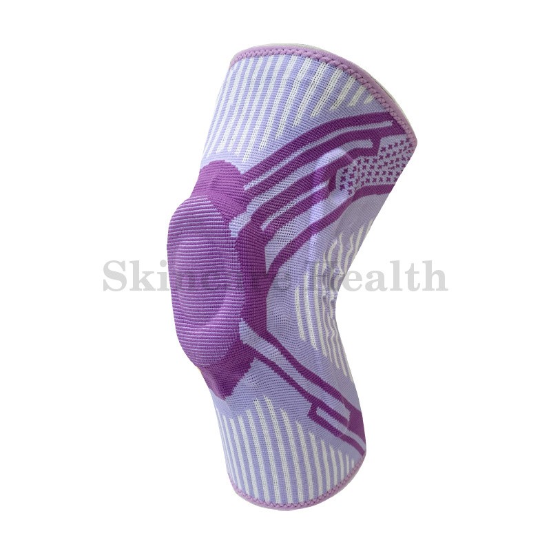 Compression Knee Brace Gel Patella Pad Spring Stabilizers for Sports Protection