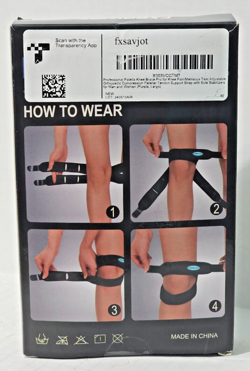 FXSAVJOT Patella Knee Brace for Pain Relief, Medical Knee Support