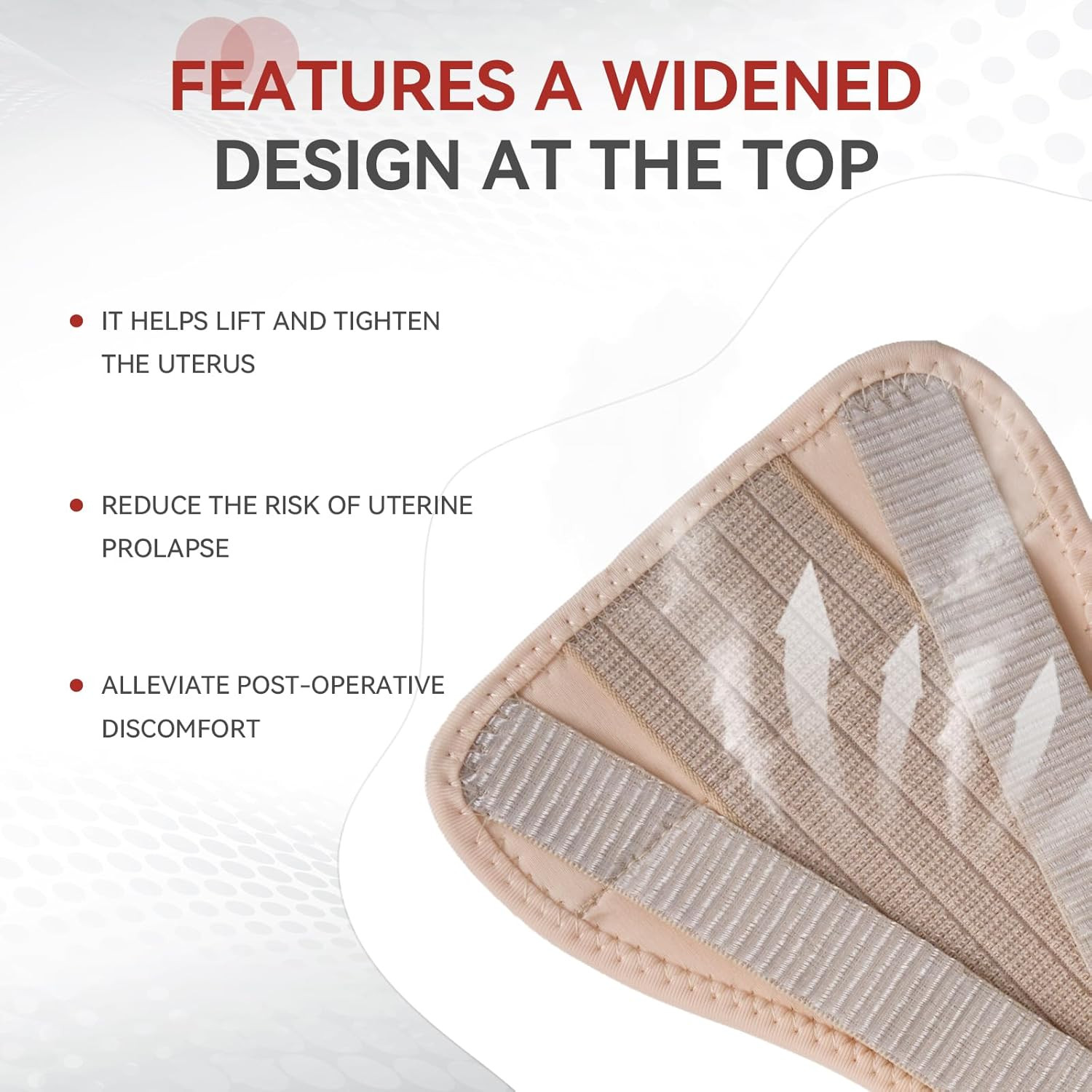 Pelvic Support Belt Uterus Support Belt Women’S Brace for Treating Dropped