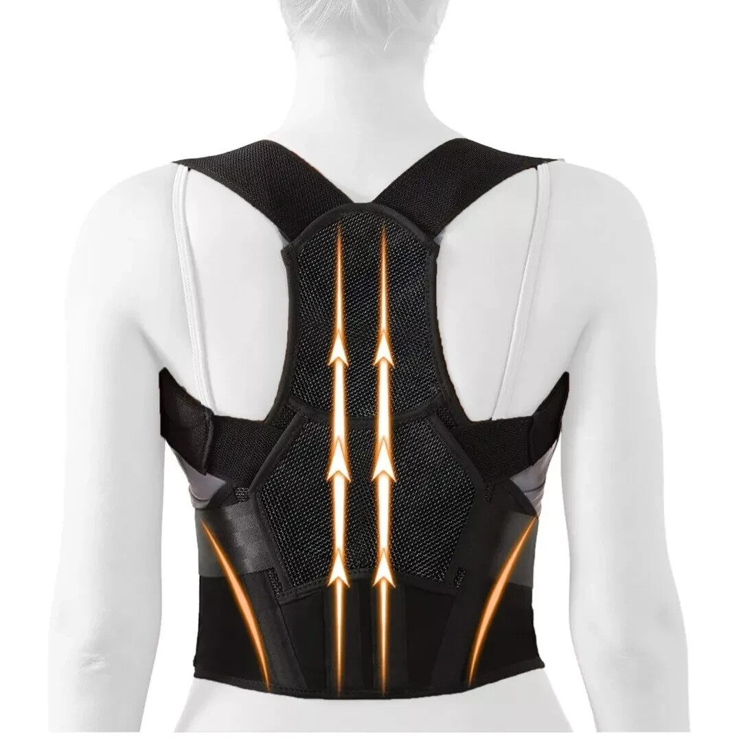 Maloow Posture Corrector for Men and Women, Size L – Black