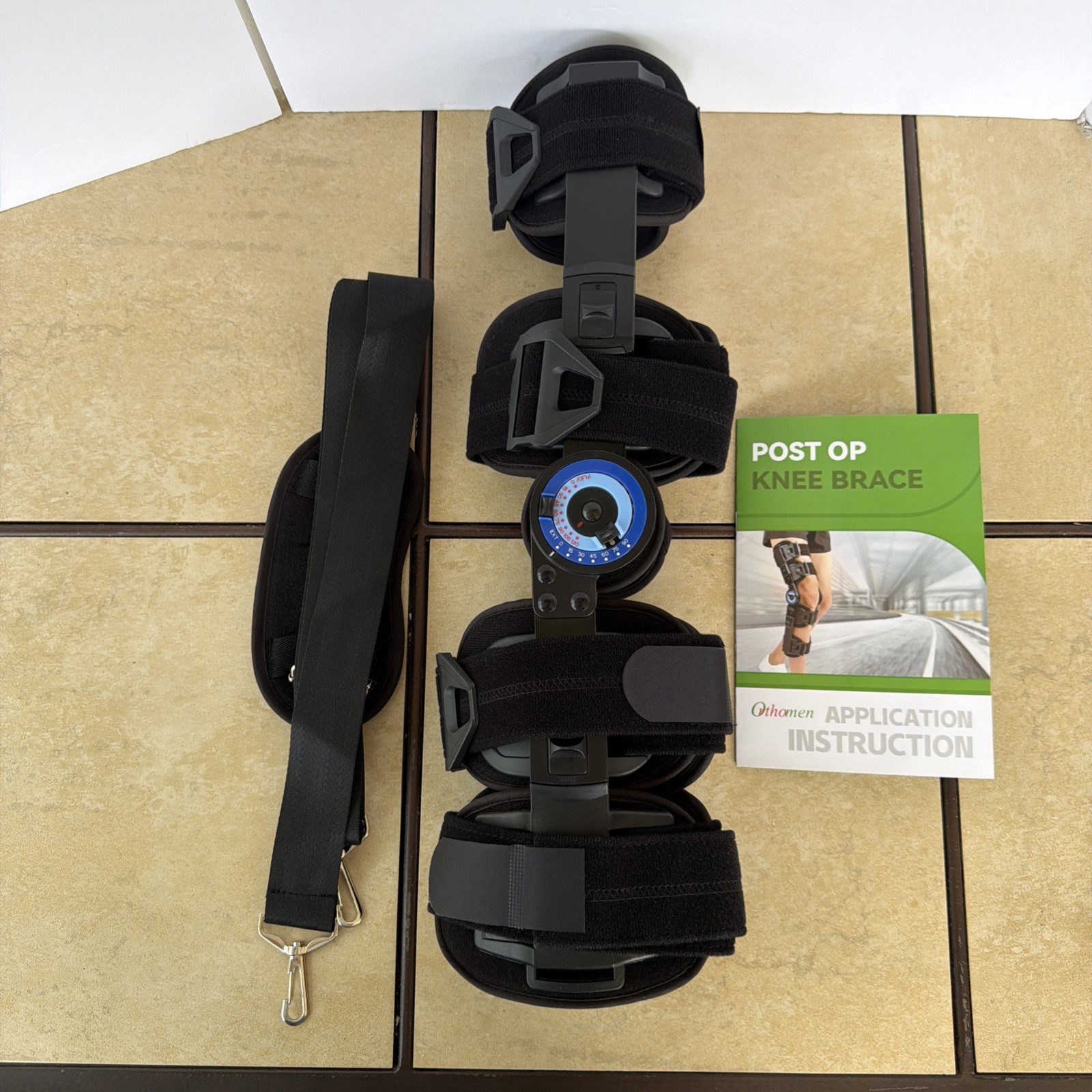 NEW OB Orthomen Hinged ROM Knee Brace, Post Op Knee Brace