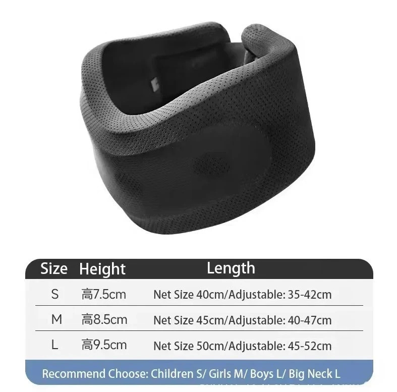 Support Wrap Soft Foam Cervical Collar Neck Pain Relief Adjustable Neck Brace
