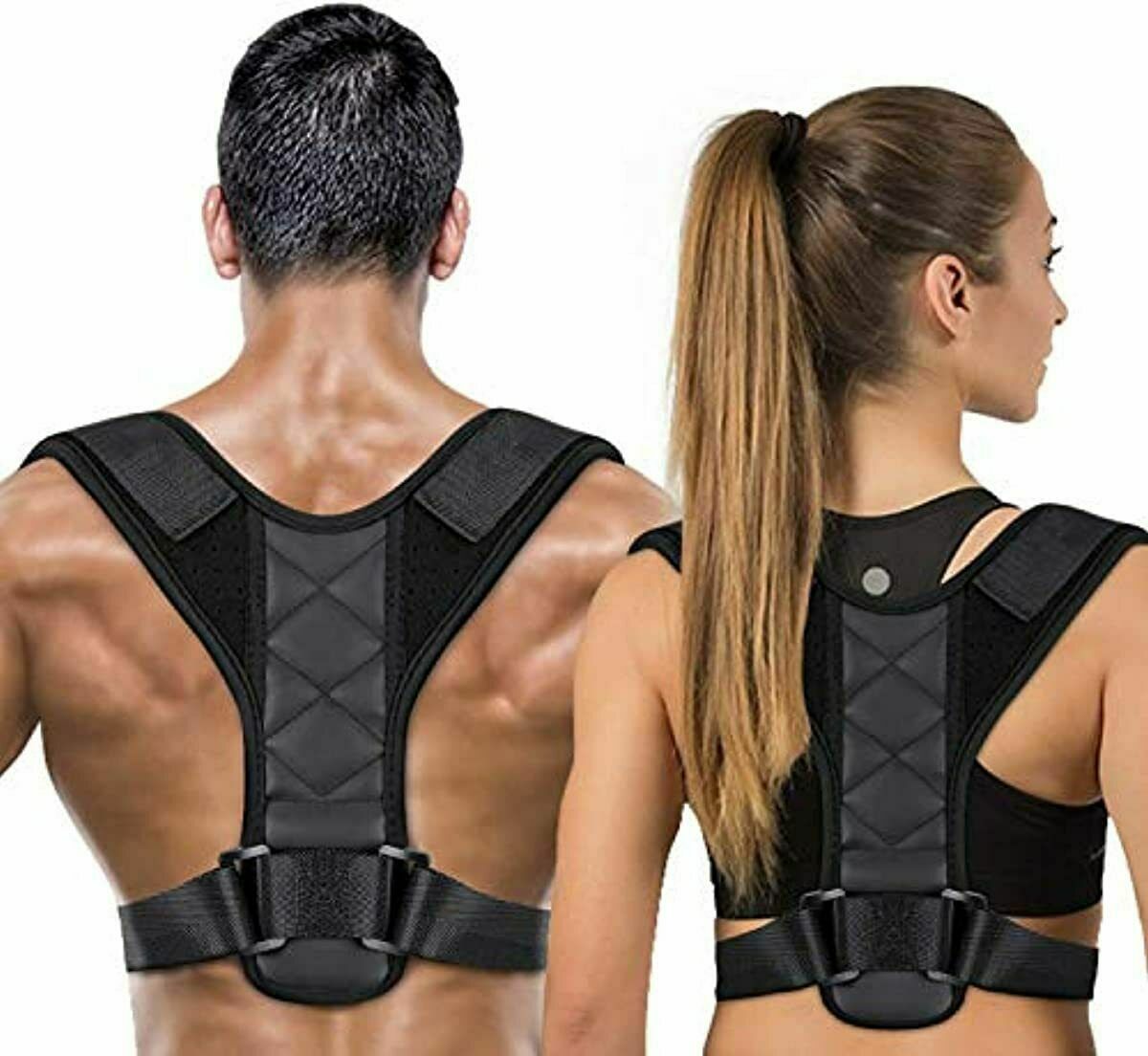Back Posture Corrector Shoulder Straight Support Brace Belt Therapy Men Women US