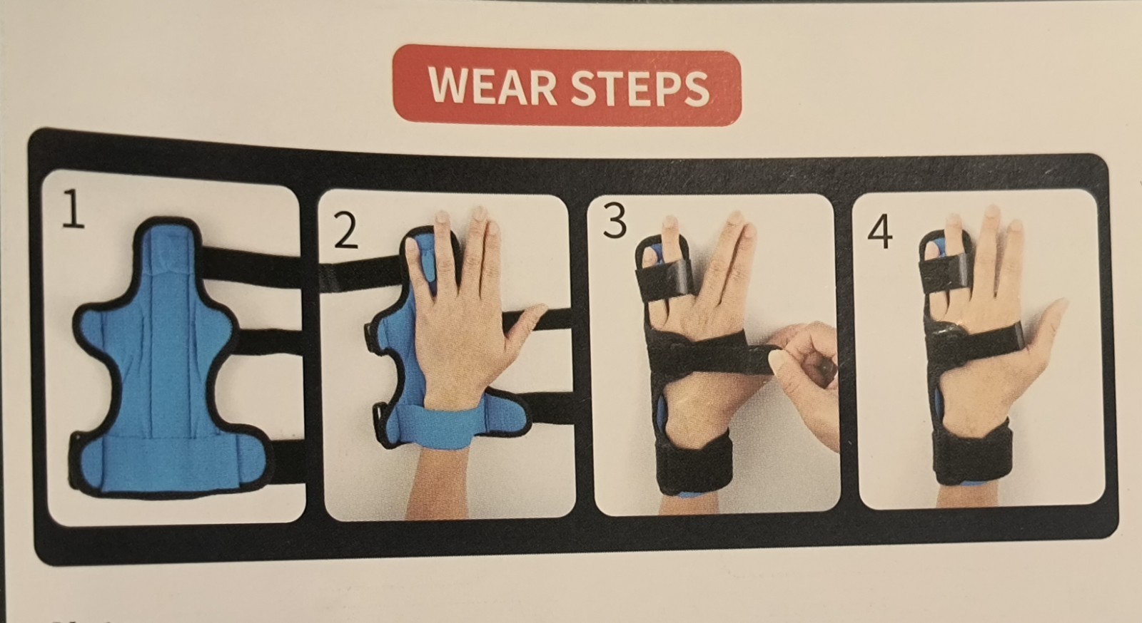 Featol Boxer Fracture Splint For Trigger Finger Injury, Medium/Large Left Hand