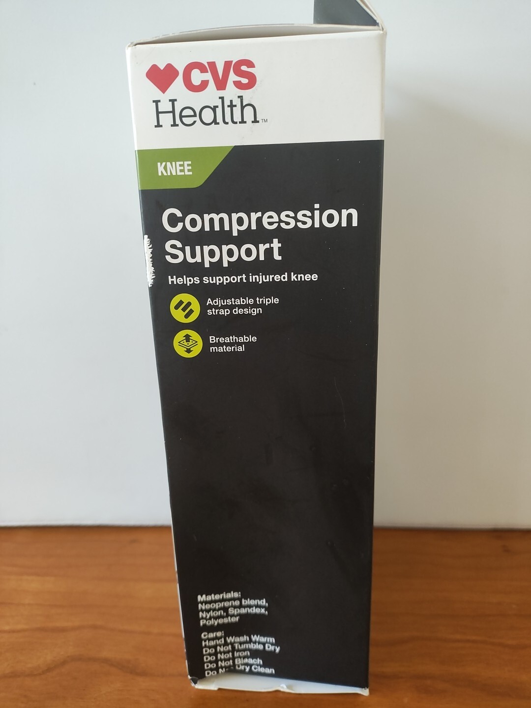 CVS Health Compression Knee Support Breathable Material Size Med/Lg