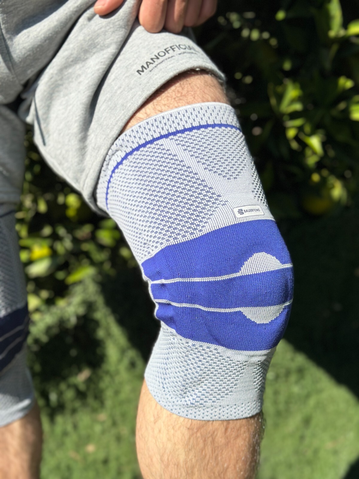 Bauerfeind GenuTrain Size 6 Knee Joint Brace Patella Support Meniscus Sleeve ACL