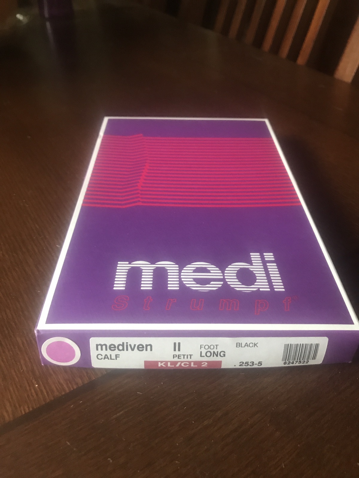 MEDI STRUMPF Mediven Calf Petit II Womens Black Compression Stockings Socks NIB