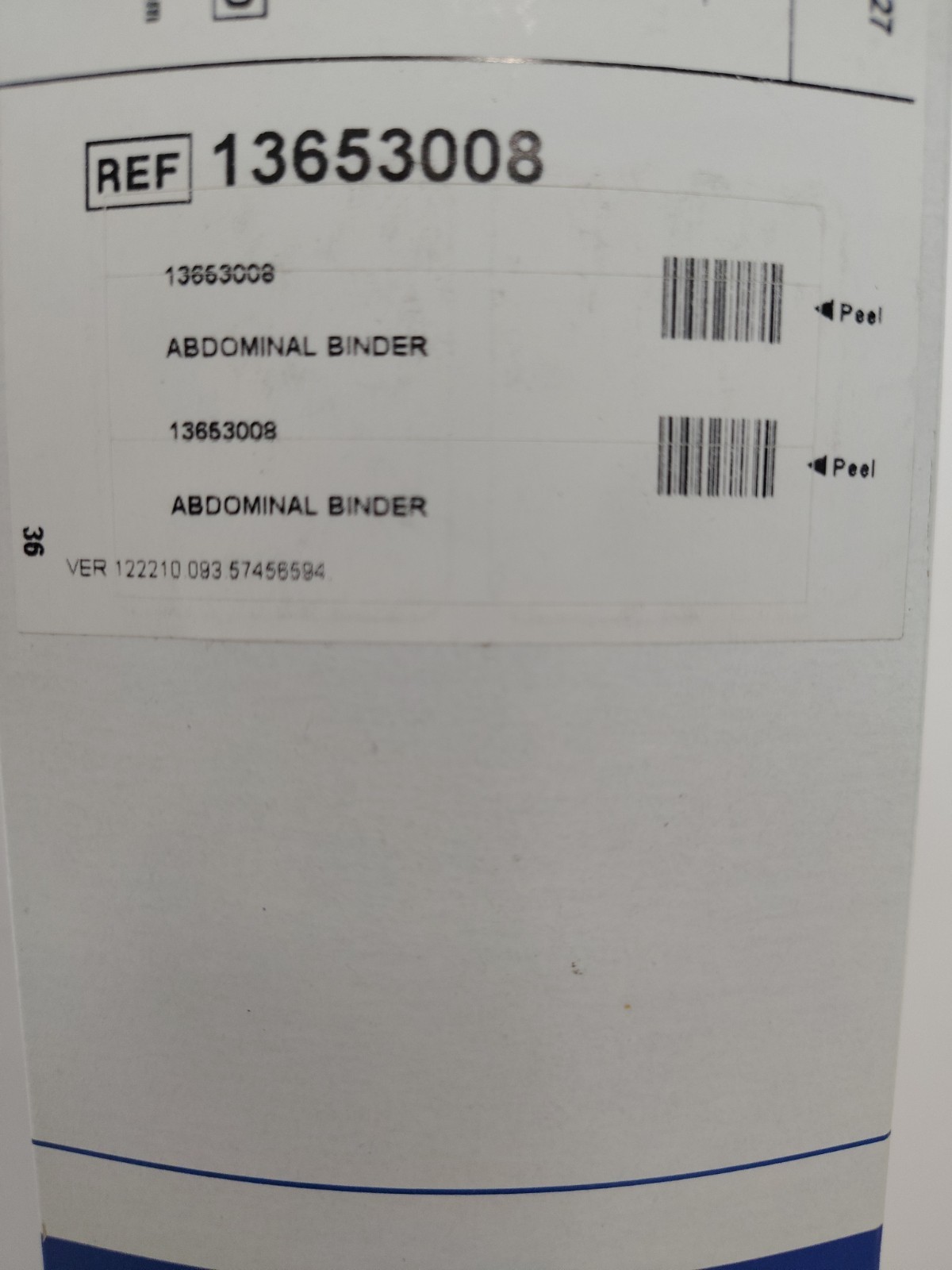 De Royal Abdominal Binder 12″ Large 63″-74″ Latex-Free New Opened Box