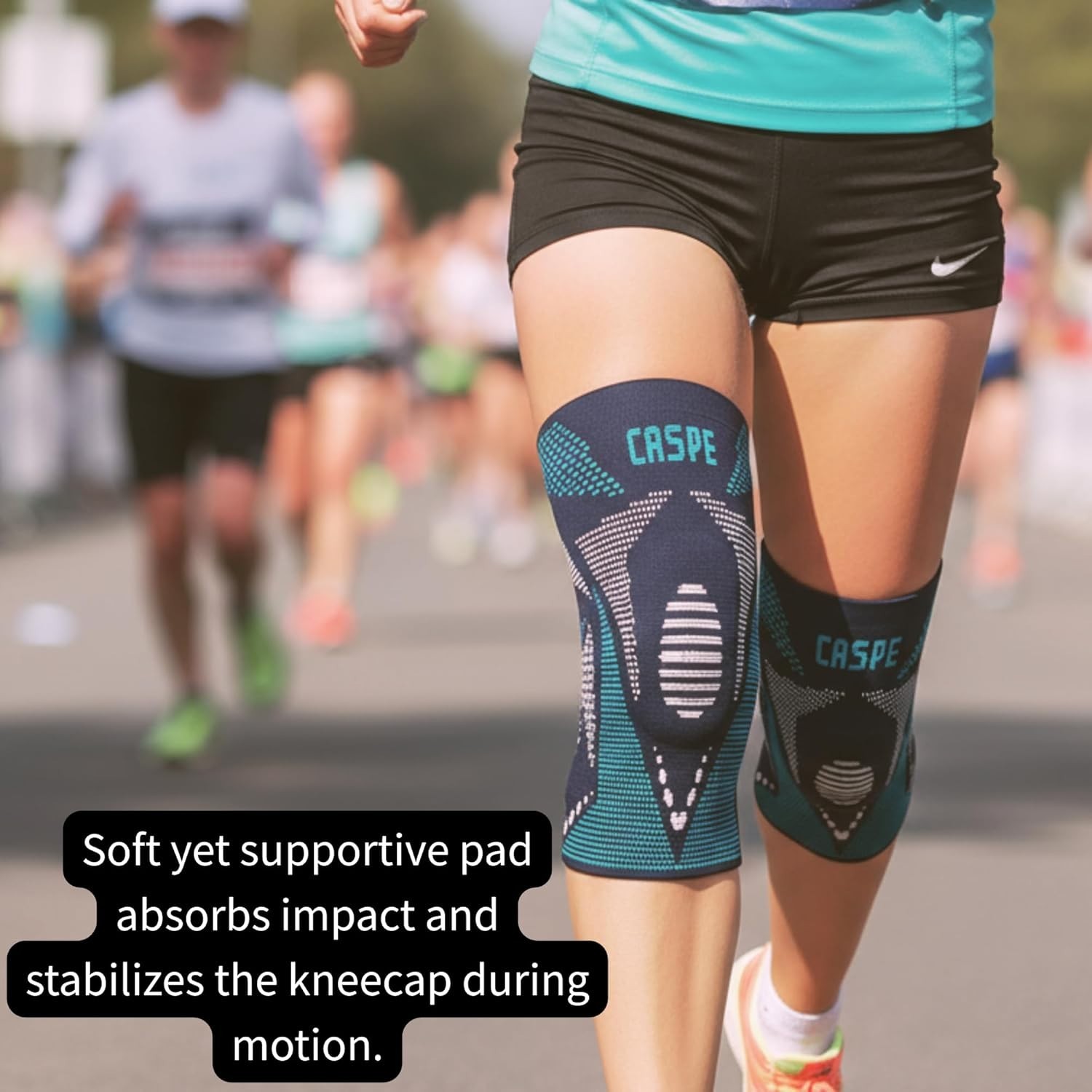 Knee Brace Compression Sleeve Support Joint Pain Arthritis Relief For Sport Gym
