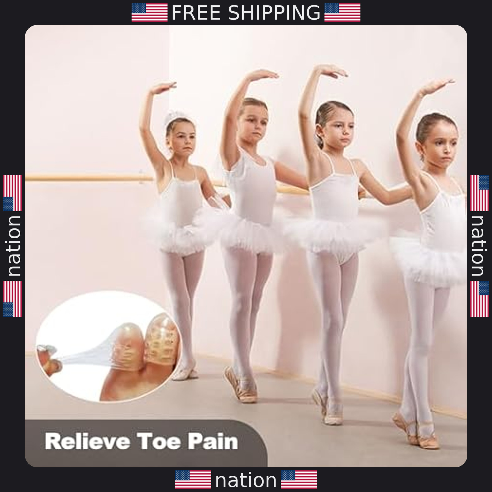 30 Pcs Silicone Toe Protectors – Soft Gel Covers for Pain Relief & Comfort
