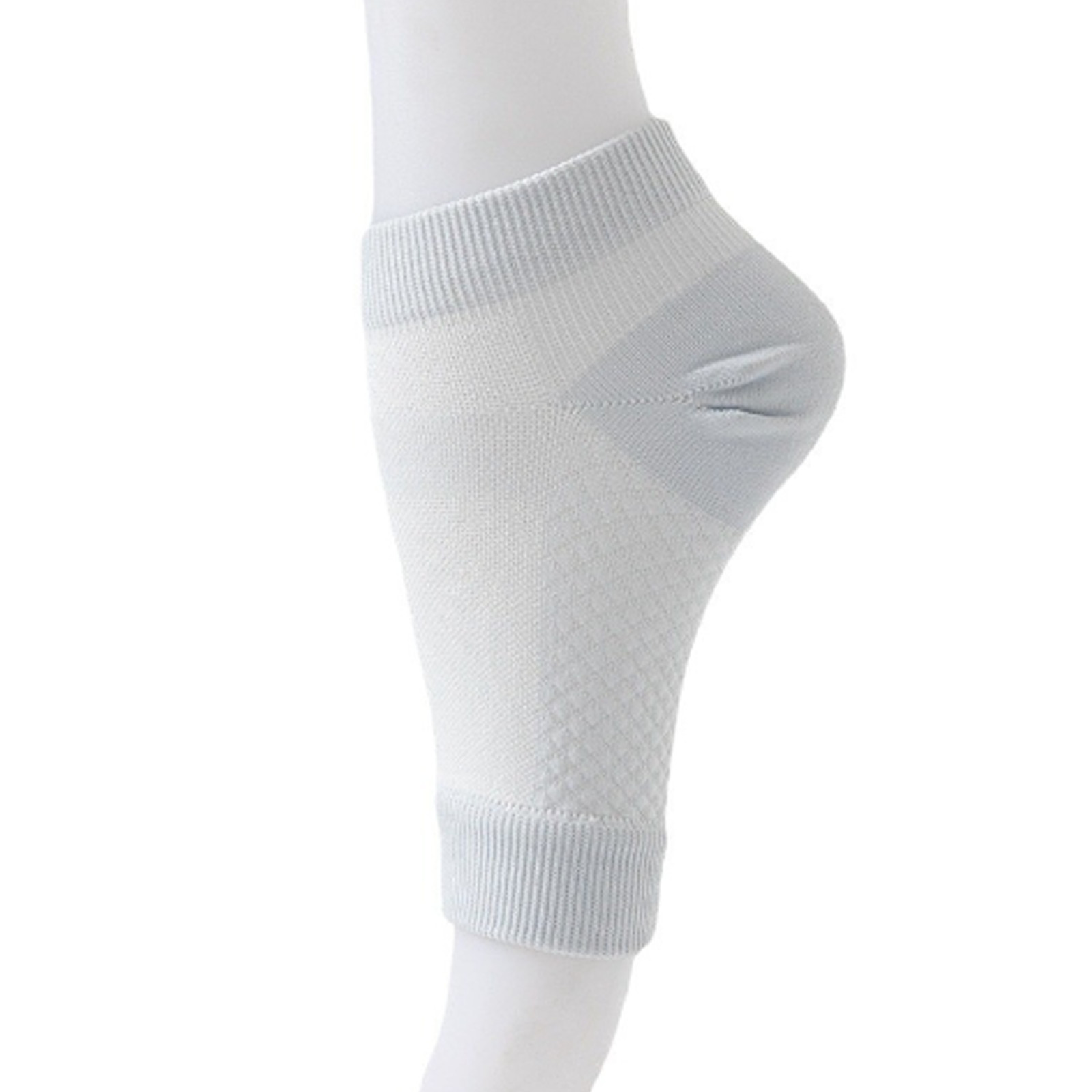 3 Pairs Ankle Brace Compression Sleeve, Open Toe Copper Sock Size S/M