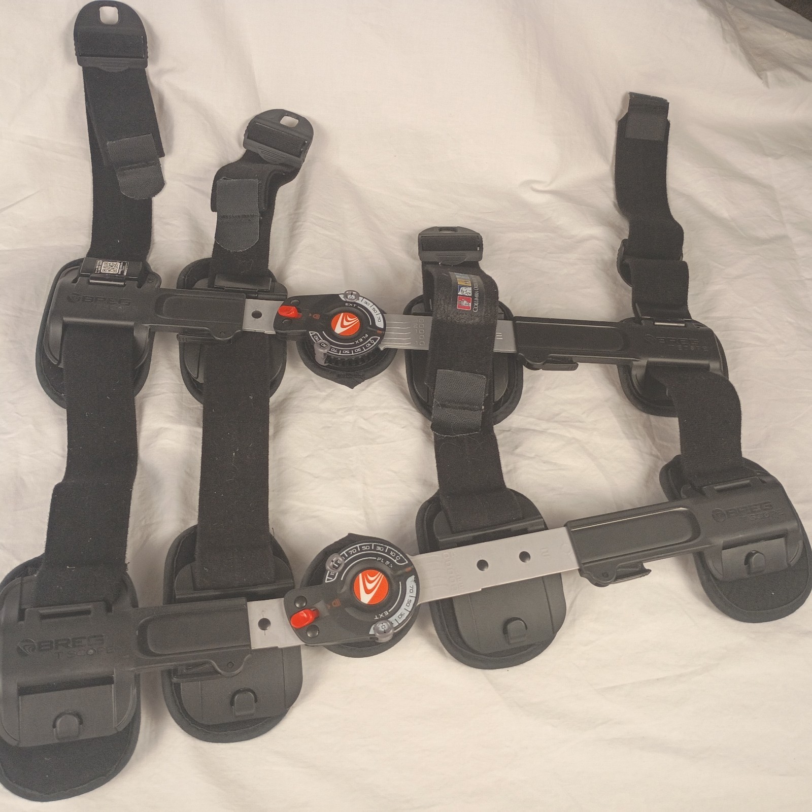 Breg T-Scope Adjustable Knee Brace Stabilization One Size Black/Gray