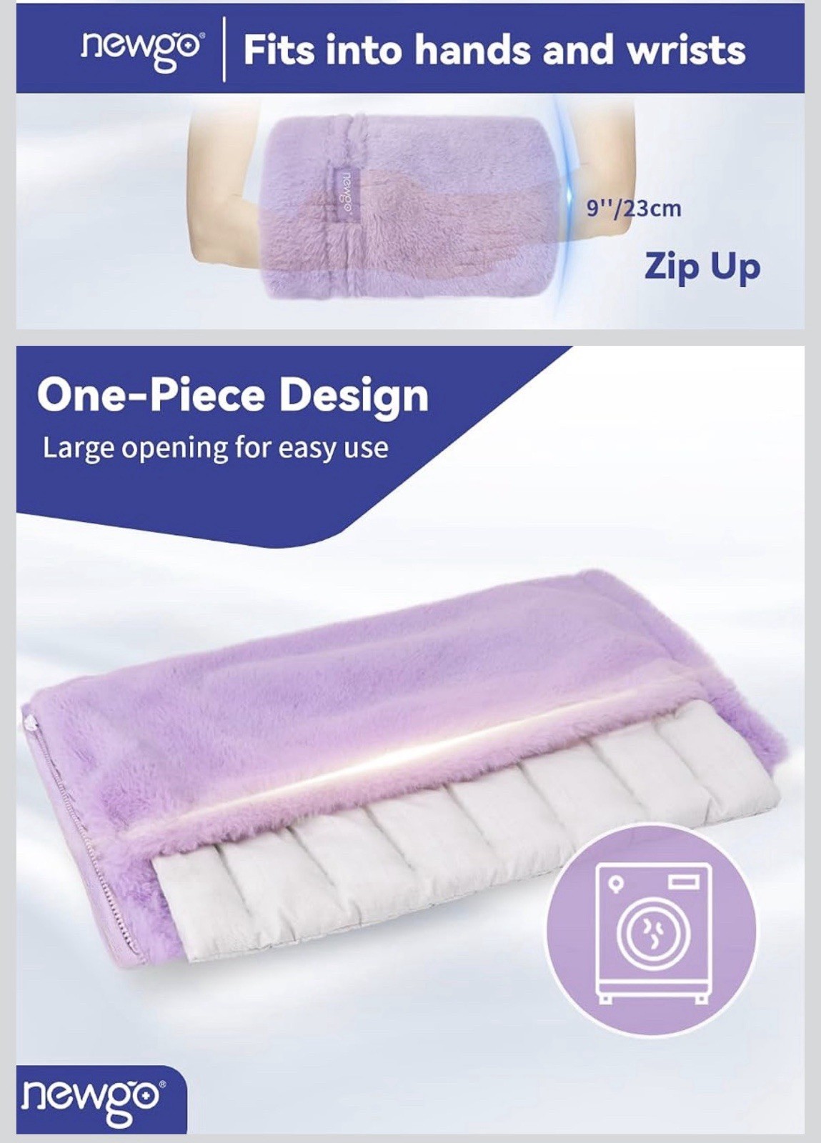 Hands Heated Microwavable Mitt for Arthritis Pain Relief, Stiff Joints/ Soft